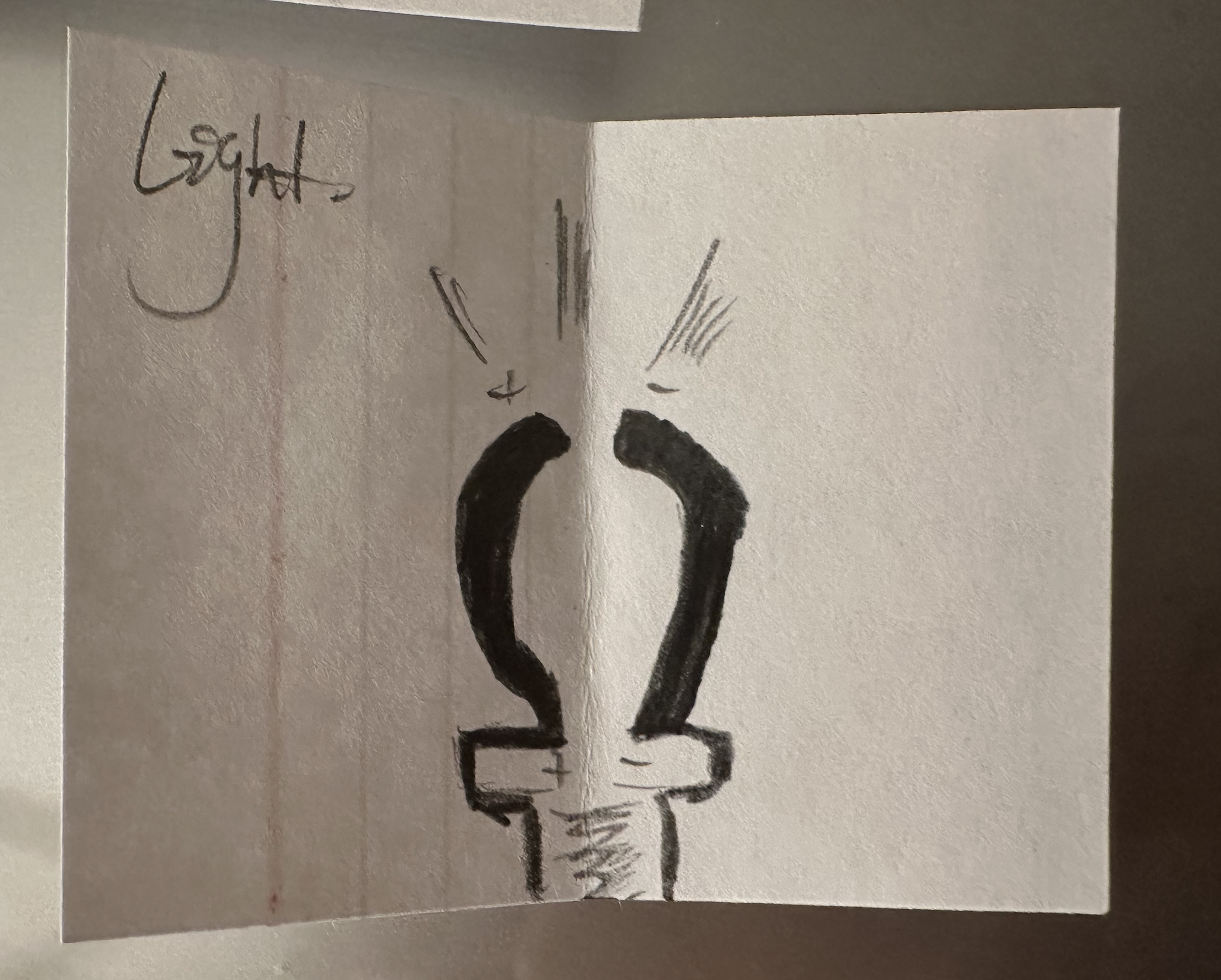 Based on the previous test, I changed the drawing into the shape of a light bulb.